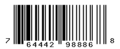 UPC barcode number 764442988868