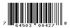 UPC barcode number 764503004278