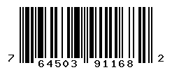 UPC barcode number 764503911682