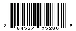 UPC barcode 764527052668