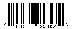 UPC barcode 764527053979