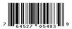 UPC barcode 764527054839