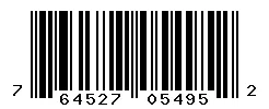 UPC barcode 764527054952