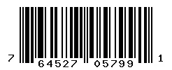 UPC barcode 764527057991