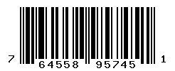 UPC barcode number 764558957451