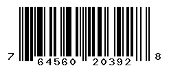 UPC barcode 764560203928