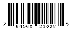 upc 764560210285 barcode image