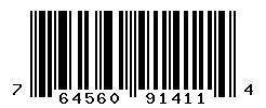upc 764560914114 barcode image