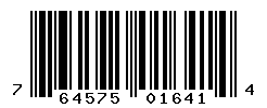 UPC barcode number 764575016414