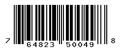 UPC barcode 764823500498