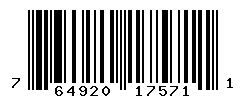 UPC barcode number 764920175711