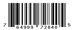 upc 764999728405 barcode image