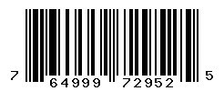 UPC barcode 764999729525