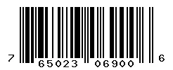 UPC barcode 765023069006