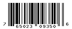 UPC barcode 765023093506