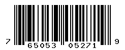 UPC barcode number 765053052719