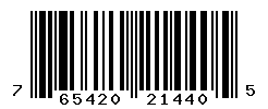 upc 765420214405 barcode image