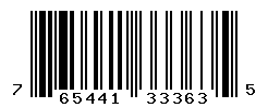 UPC barcode number 765441333635