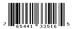 UPC barcode number 765441335165