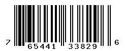UPC barcode number 765441338296