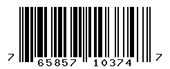 UPC barcode number 765857103747