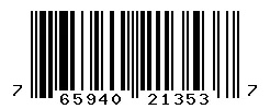 765940213537 barcode