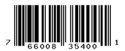 upc 766008354001 barcode image