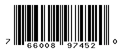 UPC barcode 766008974520