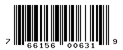 UPC barcode number 766156006319