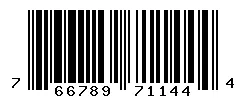 UPC barcode 766789711444