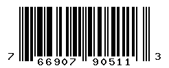 UPC barcode number 766907905113
