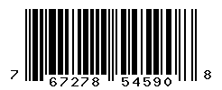 UPC barcode number 767278545908