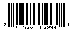 UPC barcode number 767550659941