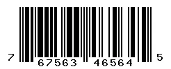 UPC barcode 767563465645