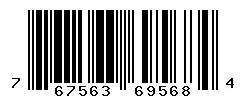 UPC barcode 767563695684