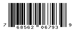 upc 768562067939 barcode image