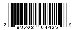 UPC barcode number 768702644259