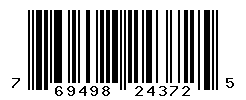 UPC barcode number 769498243725