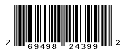 UPC barcode number 769498243992