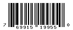 UPC barcode number 769915199550