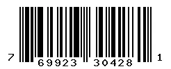 UPC barcode 769923304281