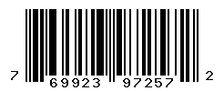 UPC barcode number 769923972572