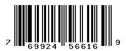 UPC barcode number 769924566169