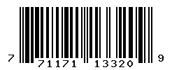 UPC barcode number 771171133209