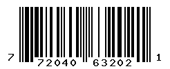upc 772040632021 barcode image