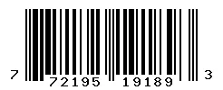 UPC barcode 772195191893