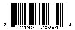 UPC barcode 772195300844