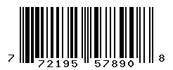 UPC barcode number 772195578908