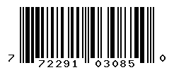 UPC barcode number 772291030850