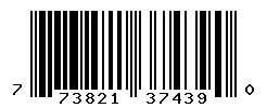 UPC barcode number 773821374390